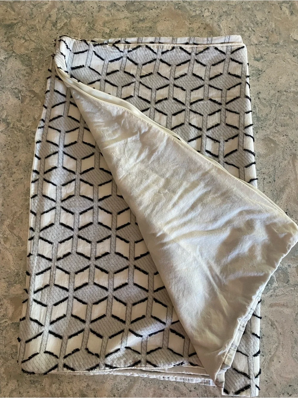 Nate Berkus White and Black Geometric pillowcases